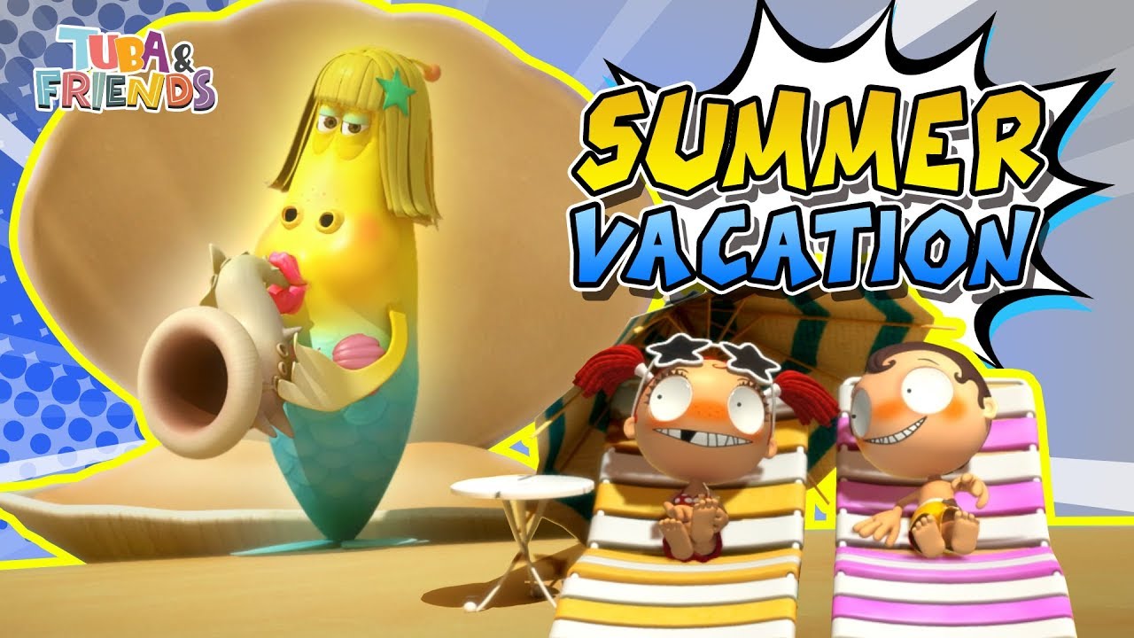 SUMMER VACATION | TUBAn Friends Compilation | Best Video | Larva and Vicky & Johnny