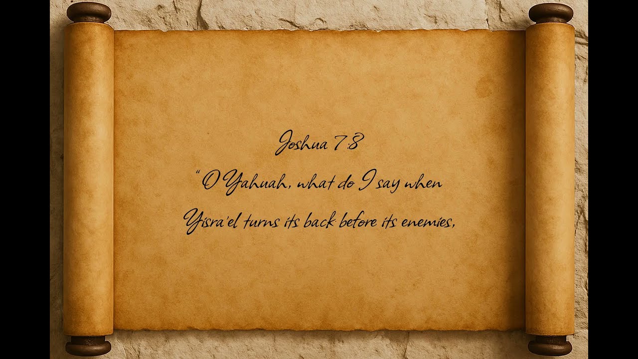 Joshua 7 — English | BYNV Scriptures