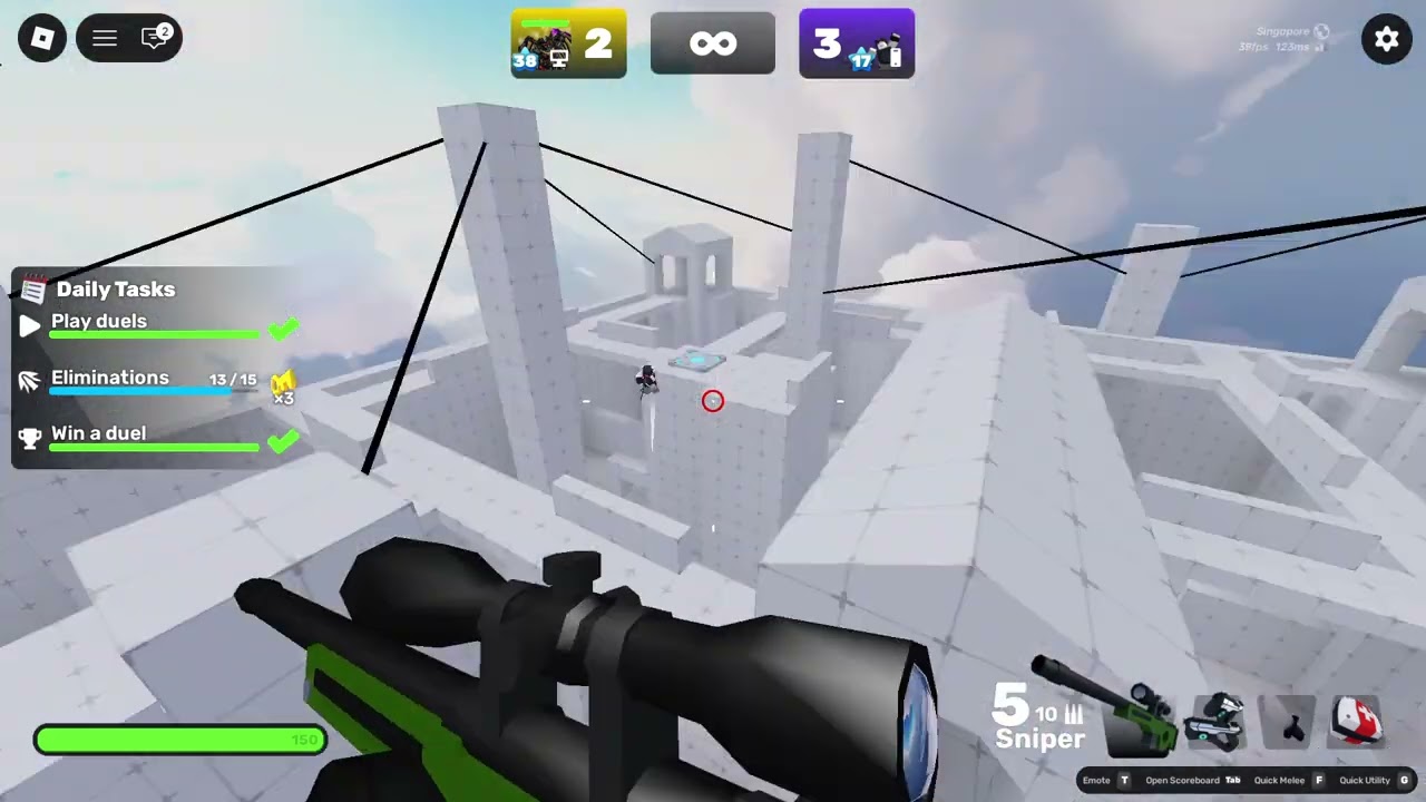 PLAYING RIVALS WITH MY FRIEND #roblox
