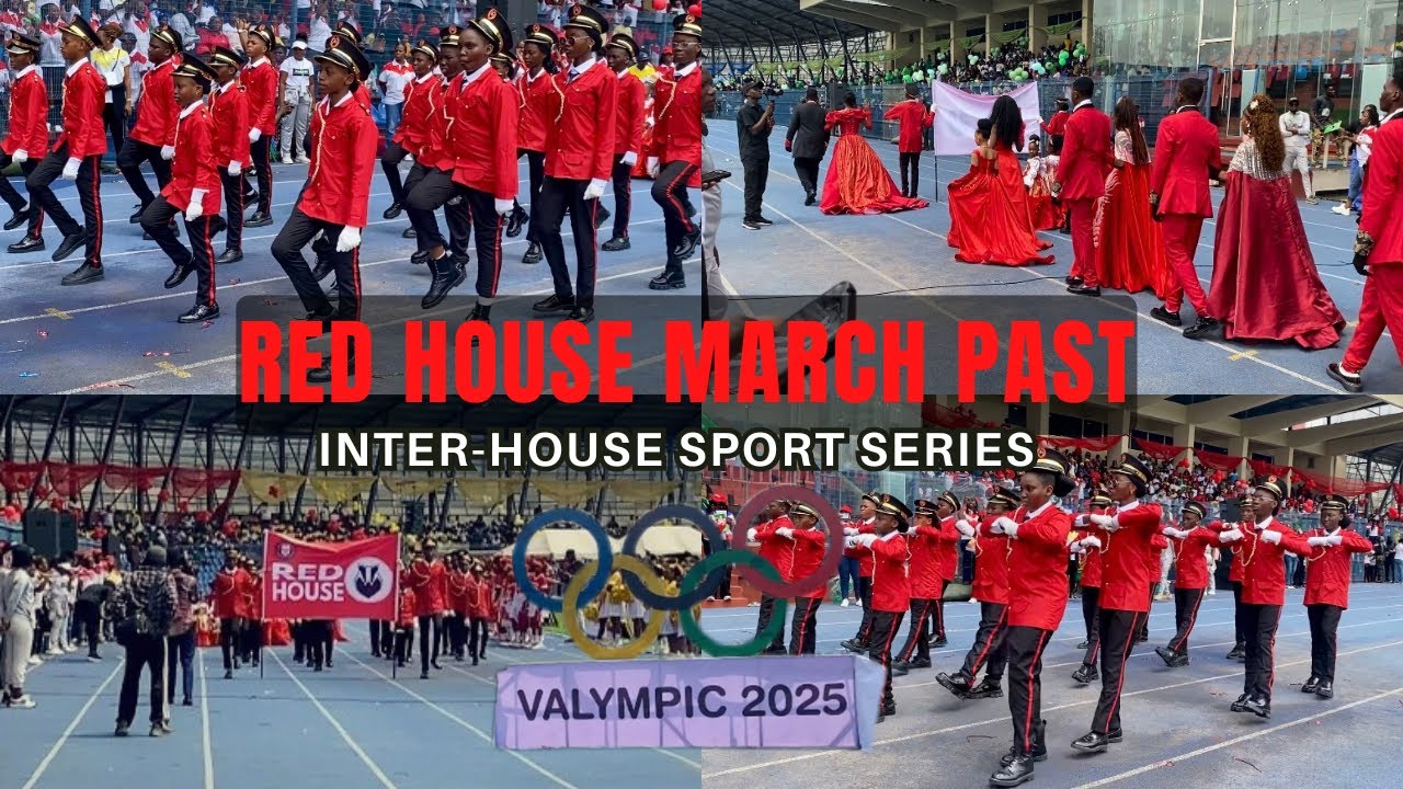 RED HOUSE MARCH-PAST || Valympic 4.0 || 2025 ¦¦ Inter-House sport day series with The Amazon Deb