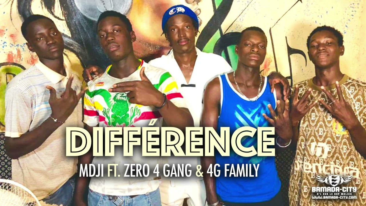 MDJI Feat  ZERO 4 GANG & 4G FAMILY - DIFFÉRENCE