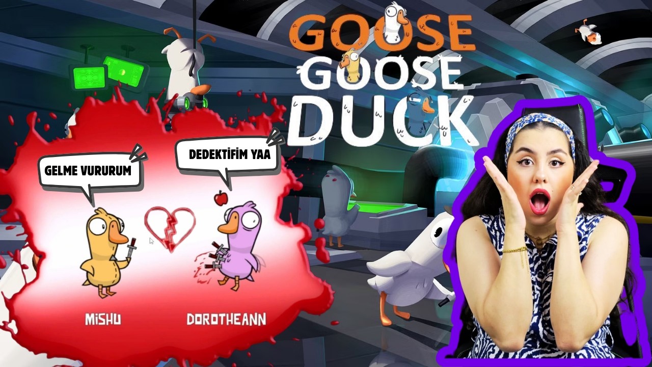 ŞERİF BENİ DUYMADI KATİL SANDI! | GOOSE GOOSE DUCK | BÖLÜM 2