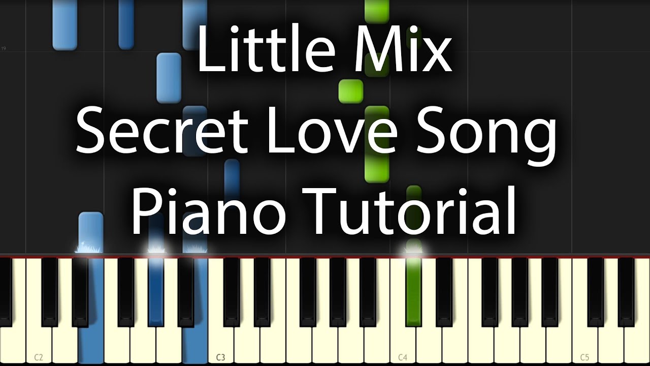 Little Mix - Secret Love Song Tutorial (How To Play On Piano) feat. Jason Derulo