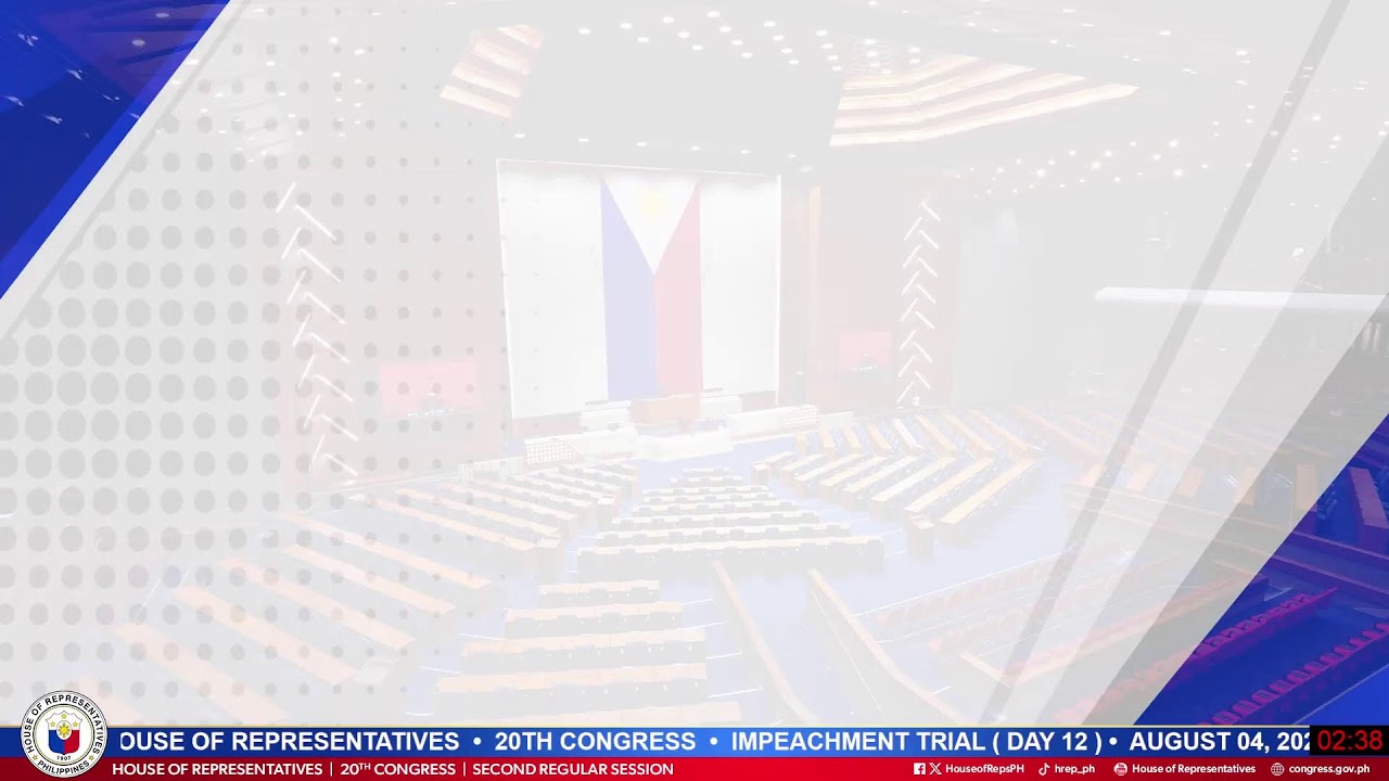 IMPEACHMENT TRIAL OF VP SARA DUTERTE (DAY 12)