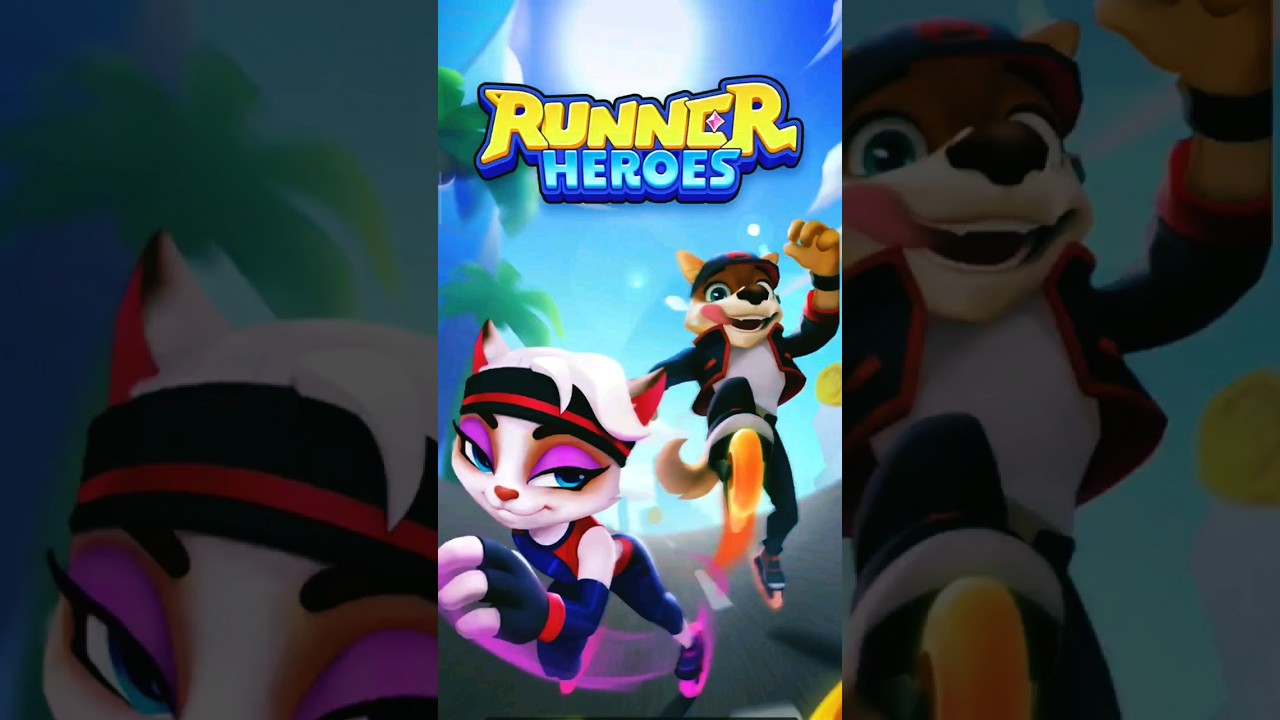 RUNNER HEROES || RUNNER HEROES GAMEPLAY || RUNING 3D GAMEPLAY ||#viral#trending#shortsfeed#shorts