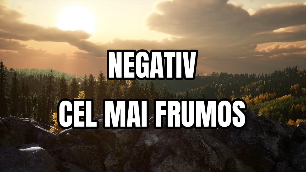 NEGATIV - CEL MAI FRUMOS (Amira și frați din Barbulesti, originla plyback)