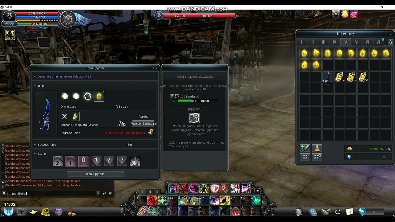 Cabal NA - Divine Upgrade Ultimate +15 - SandersX