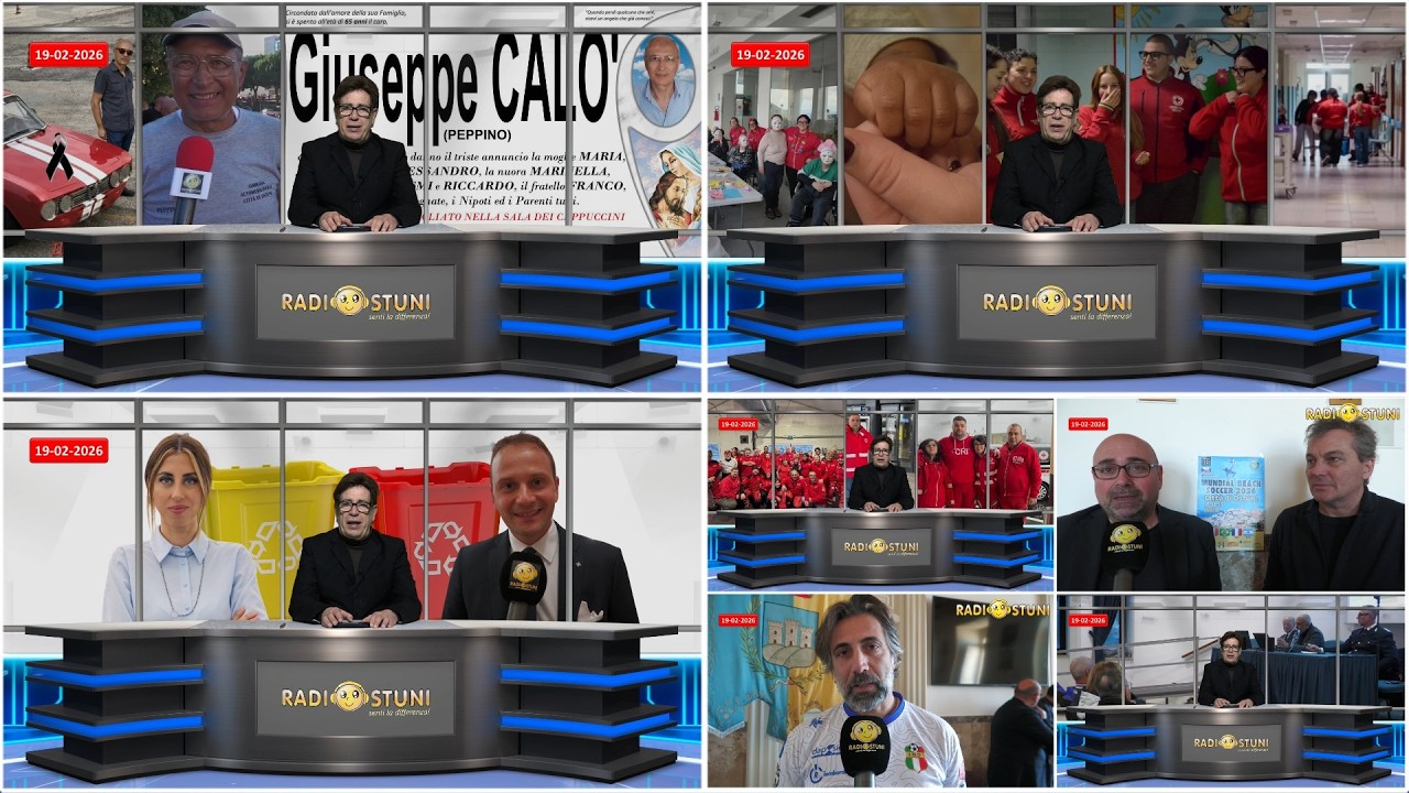 Radiostuni News del 19/02/2026