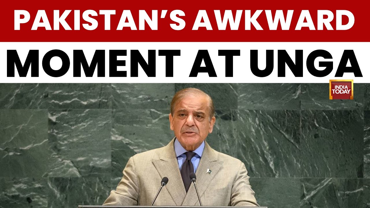 Pakistan's UN Embarrassment: Slogan Shouts Disrupt PM Sharif&rsquo;s Speech | India Today News