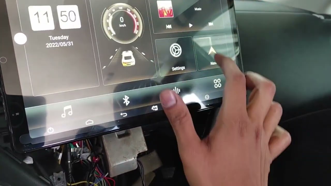 Philosin 13 3 inch double din rotatable universal radio installation and wiring harness introduction