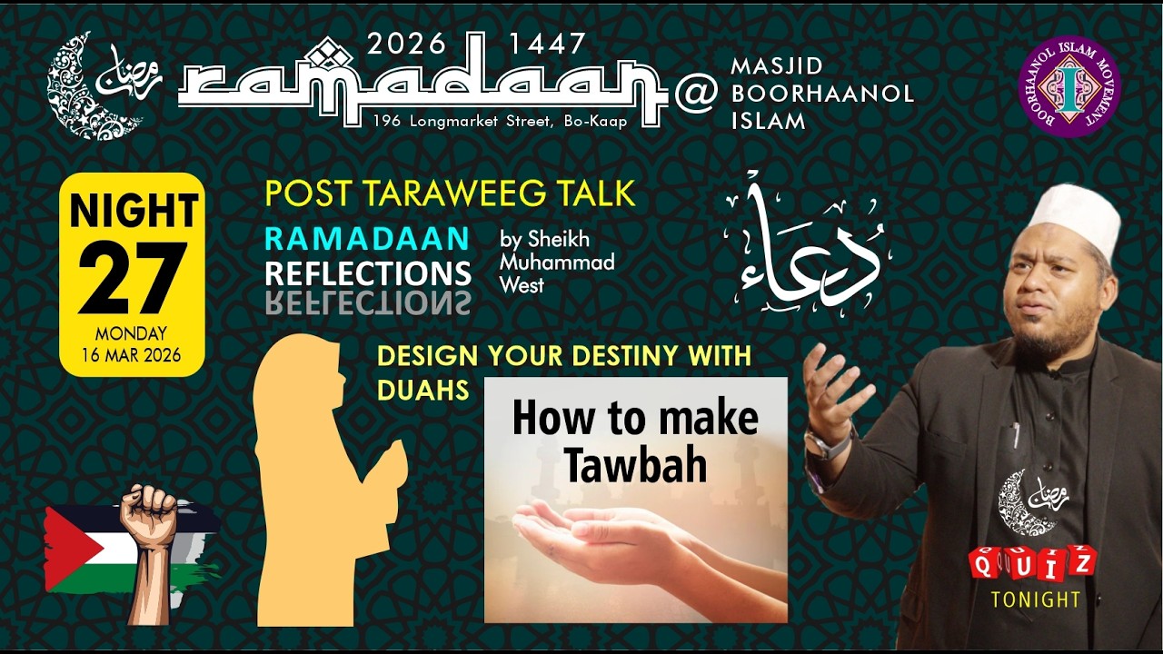 Post-Taraweeg Talk, Night 27