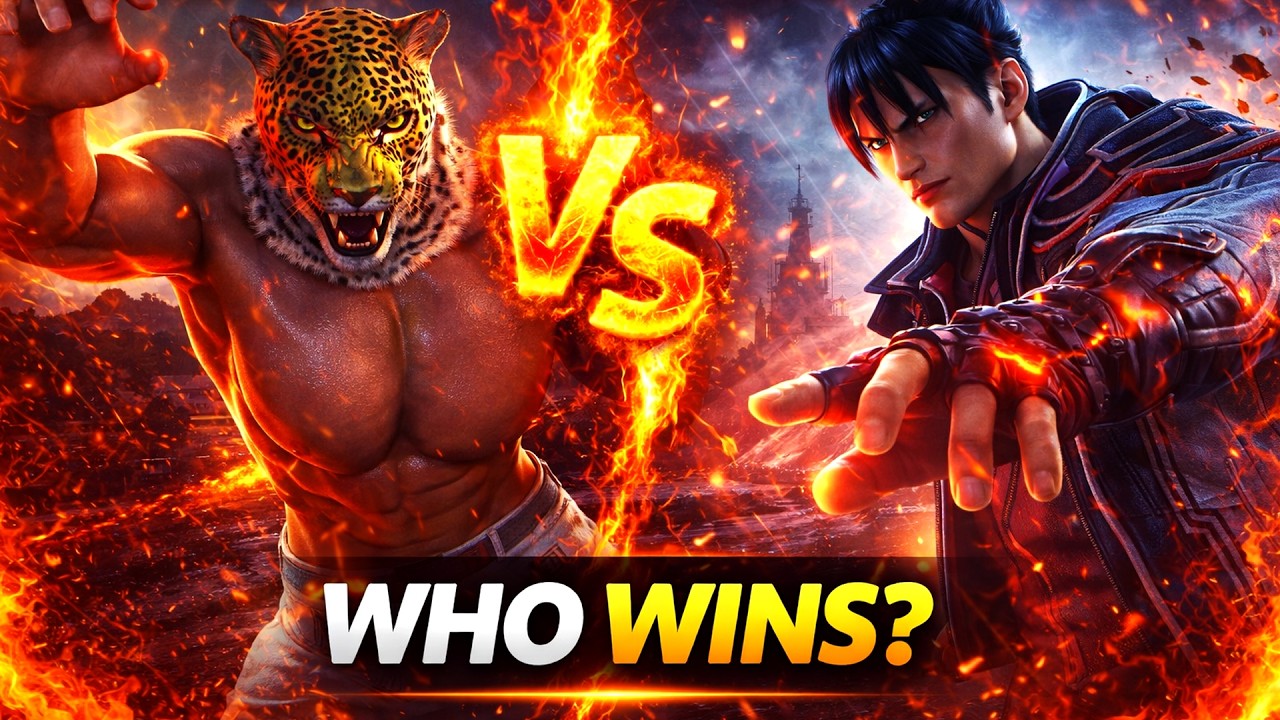 King vs Jin Kazama at Fallen Destiny 🔥 Epic Tekken 8 Battle | Who Wins?