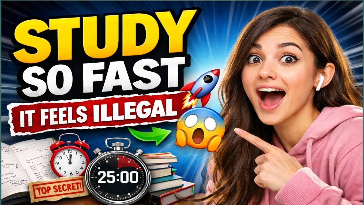 STUDY FAST Like A Topper ⚡|  Secret Revealed 