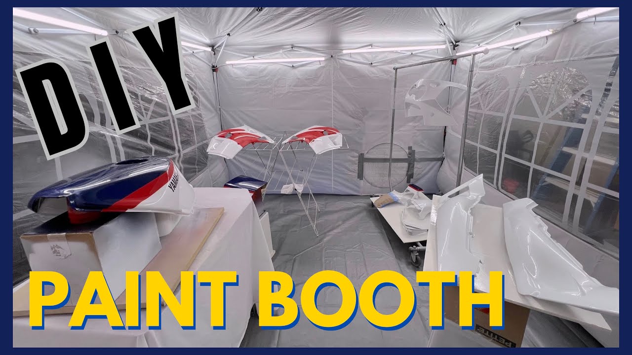 DIY Garage Paint Booth | FZR1000 Restoration - EP12