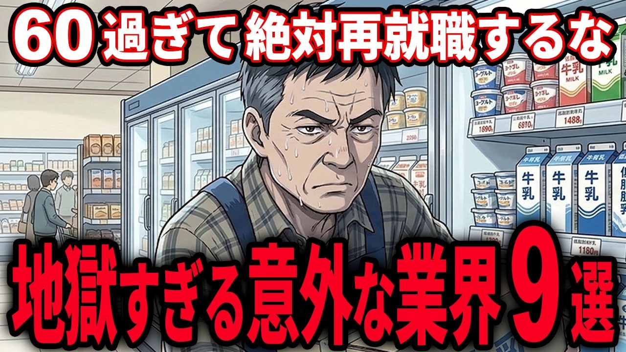 一見楽そうなのに実は地獄。シニアが絶対に再就職してはいけない意外な業界9選【シニア知恵物語】