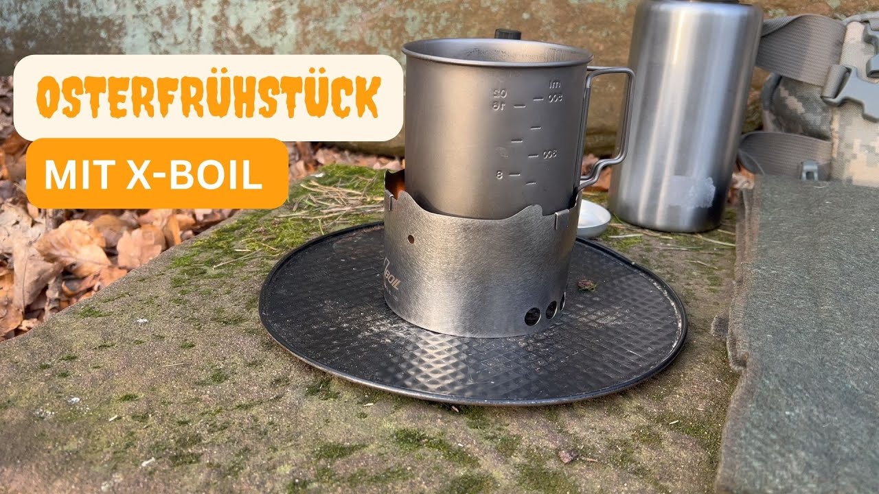 OSTERFRÜHSTÜCK MIT X-BOIL  #x_boil #bushcraftdeutschland #bushcraftpfalz