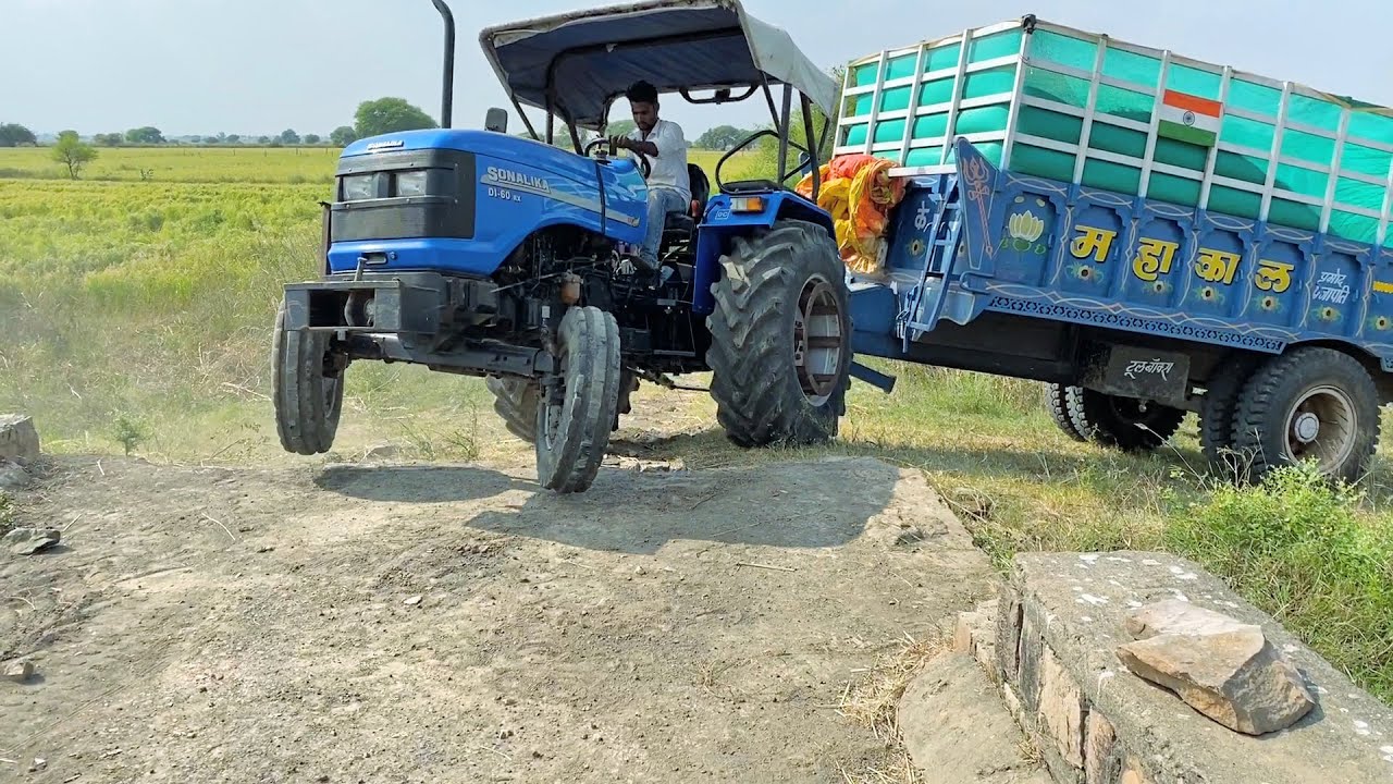 Sonalika Di 60 Rx | Mahindra 575 Di | John Deere 5050 E | Eicher 242 All Tractor working together