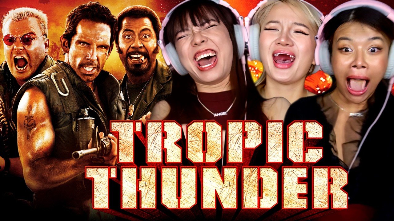 Asian Girls React | Tropic Thunder | First Time Watch