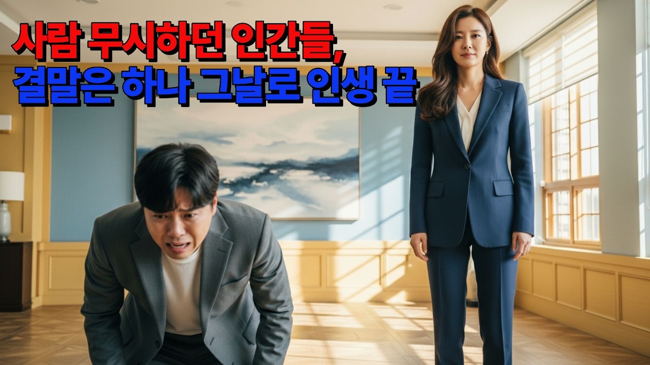 사람 무시하던 인간들 결말은 하나 그날로 인생 끝#시니어드라마#시니어공감드라마#반전드라마#참교육드라마#사이다드라마#시니어감동드라마