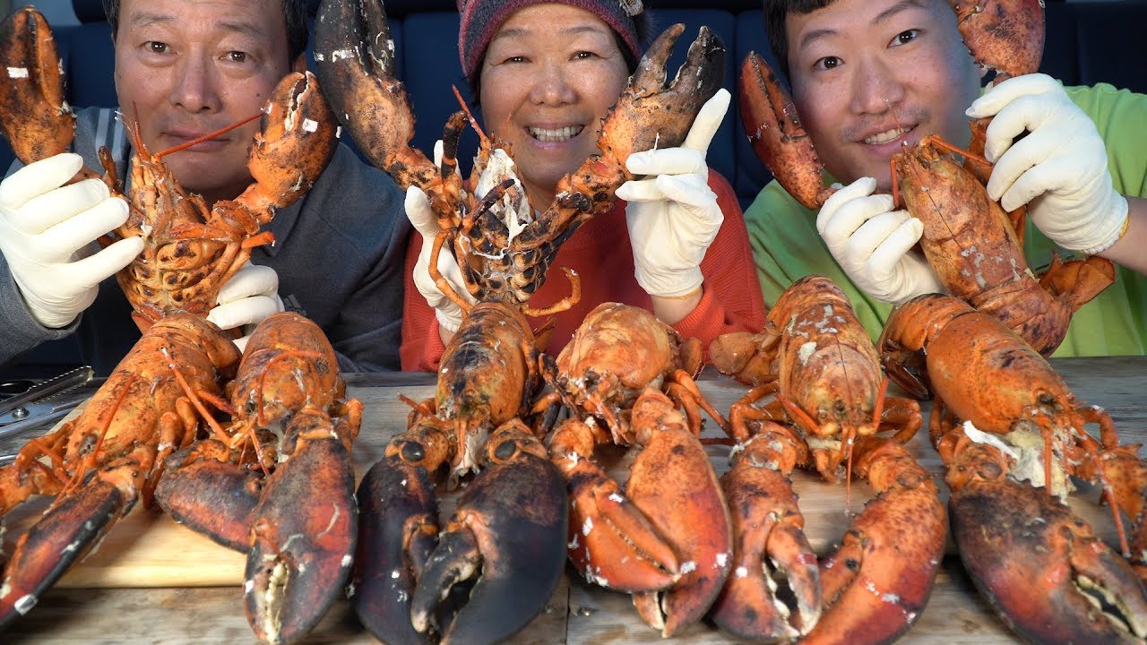 크기도 크고 맛도 좋은~ 대형 [[랍스타 (Lobster)]] 요리&먹방!! - Mukbang eating show