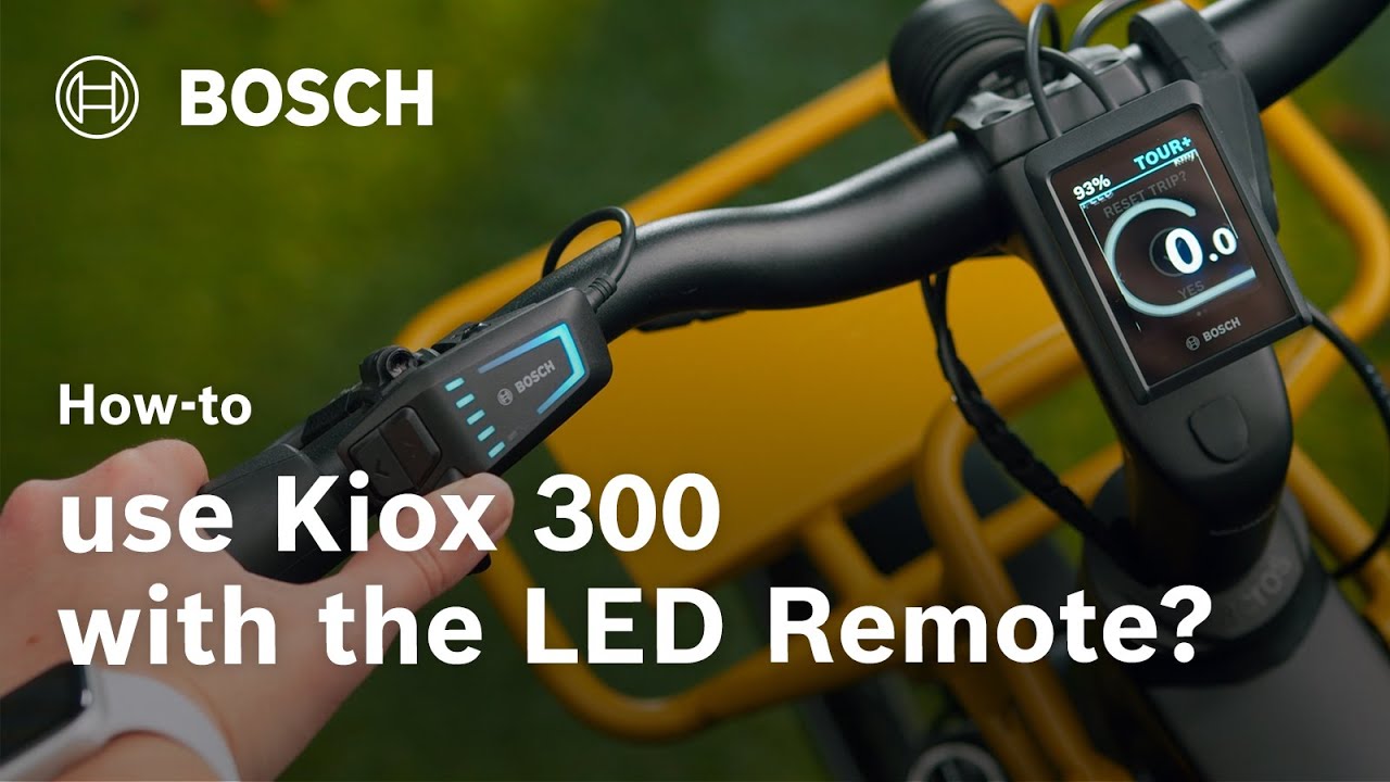 How-to | How to use Kiox 300 and LED Remote | Bosch eBike Systems