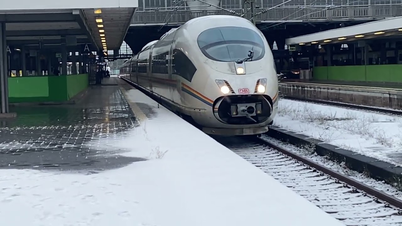 RE1 nach Aalen HBF+ Regenbogen ICE nach München HBF in Karlsruhe HBF