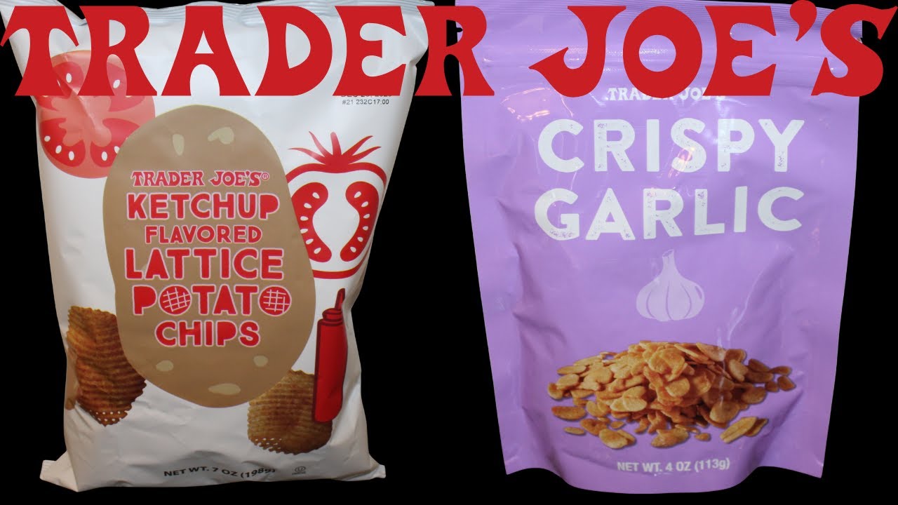 Обзор чипсов Trader Joe’s Lattice со вкусом кетчупа и хрустящим чесноком
