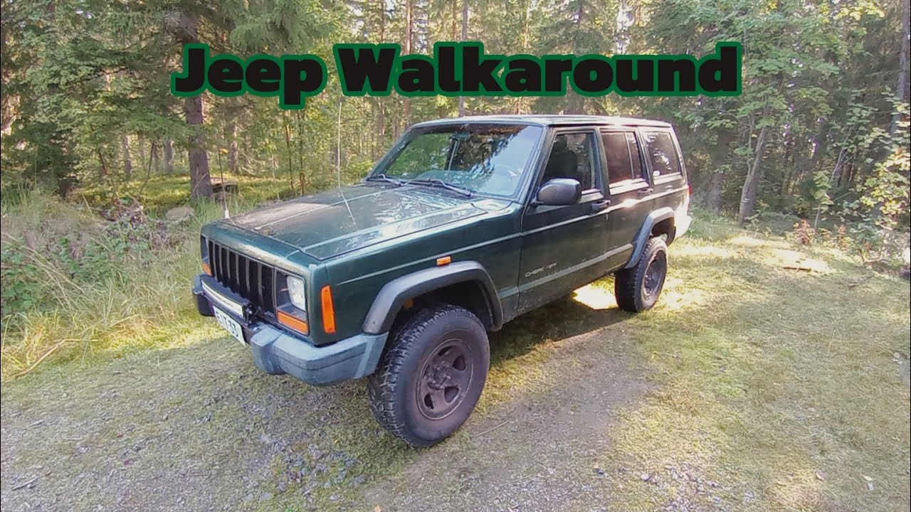 -99 Jeep Cherokee XJ 2.5 diesel walkaround & drive.