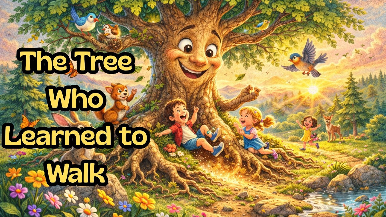 The Tree Who Learned to Walk 🌳 | Bedtime Story for Kids