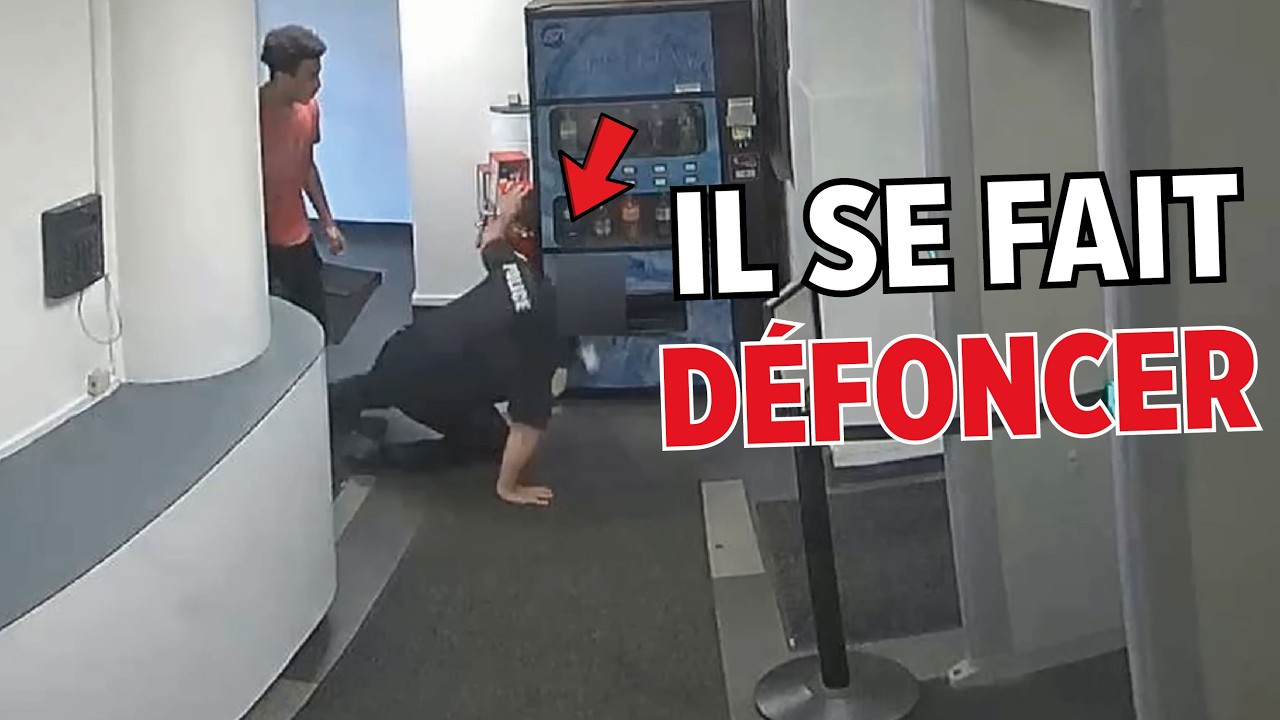 Un Policier Idiot Perd une Bagarre Contre un Fou au Commissariat 🤦&zwj;♂️👊
