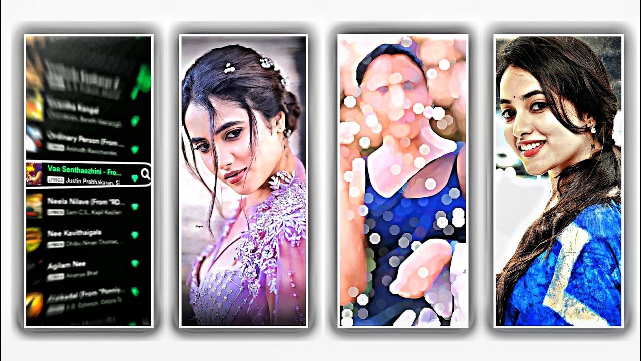 💜🌠Trending love song status video editing in alight motion || Alight Motion video editing tamil ||