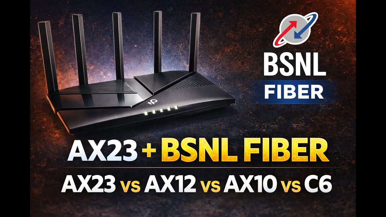 TP-Link Archer AX23 Unboxing & BSNL Fiber Test | AX23 vs AX12 vs AX10 vs C6