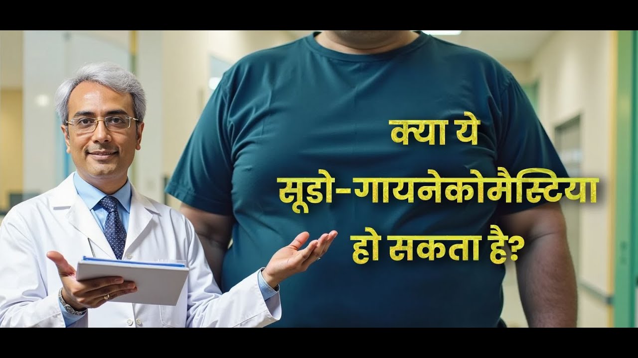 Pseudogynecomastia vs Gynecomastia (in Hindi)| गायनिकोमैस्टिया और सूडोगायनिकोमैस्टिया के बीच के अंतर
