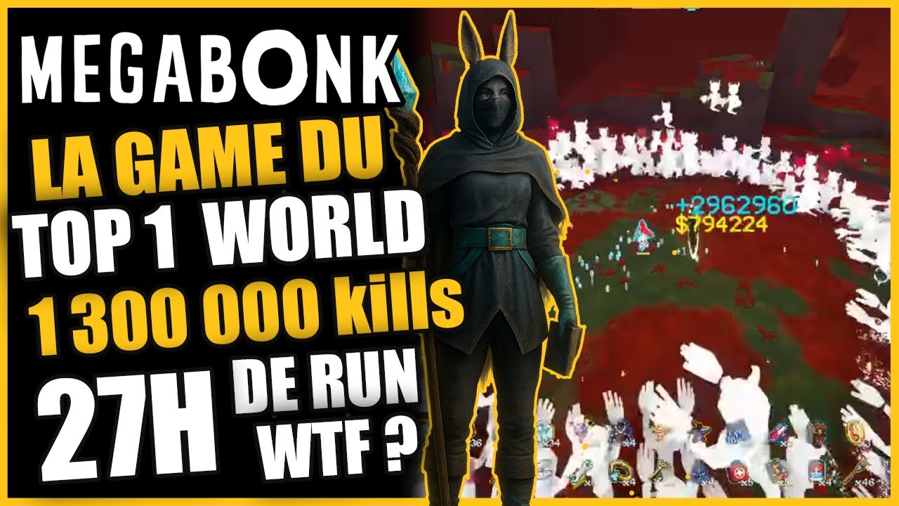 LE TOP 1 WORLD COMMENTÉ ET EXPLIQUÉ (27H DE RUN WTF) sur MEGABONK FR (commentaries)