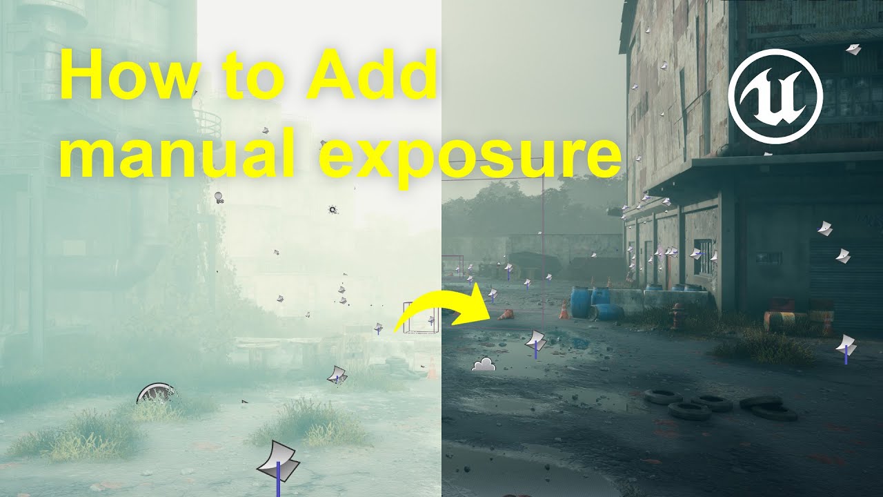 How to Add manual exposure in Unreal Engine 5