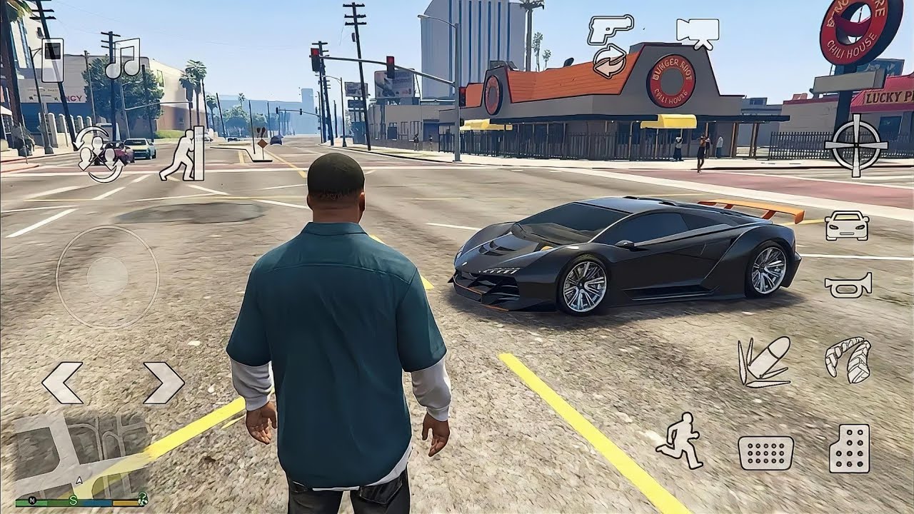 GTA 5 Android Gameplay Offline | Winlator Ludashi V2.8.2 with Input Bridge Touch Control