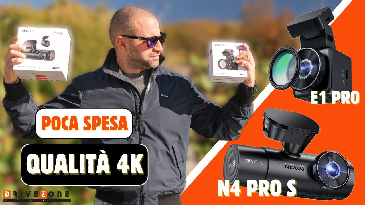 VEDONO al BUIO: due DASHCAM ALTA risoluzione e PREZZO ONESTO | Vantrue E1 PRO e N4 Pro S