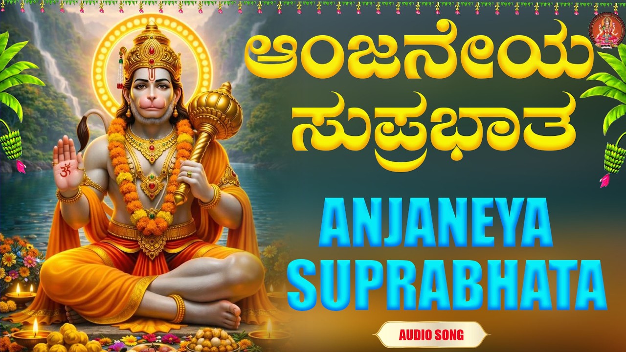 ಶ್ರೀ ಆಂಜನೇಯ ಸುಪ್ರಭಾತ | Sri Anjaneya Suprabhatha | ಭಕ್ತಿ ಸುಧೆ|AUDIO SONG