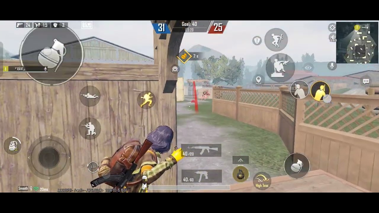 @BattlegroundsMobile_IN game play 1 vs 3