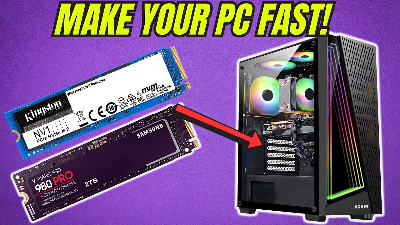 How to Install NVME M.2 SSD and UPGRADE PC Storage - PHIXERO SSD