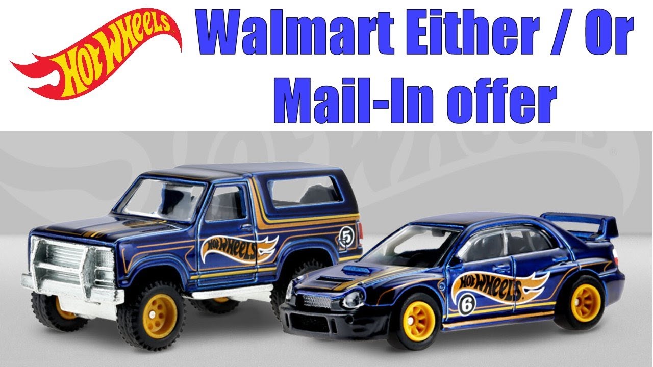 How to Score the Hot Wheels Walmart Subaru Impreza / Ford Bronco Mail-In Offer