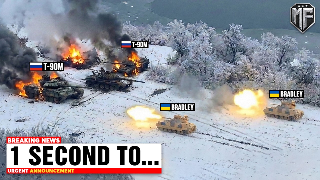 Two Ukrainian Bradleys Faces An Entire Russian Brigade - Then This Happened...