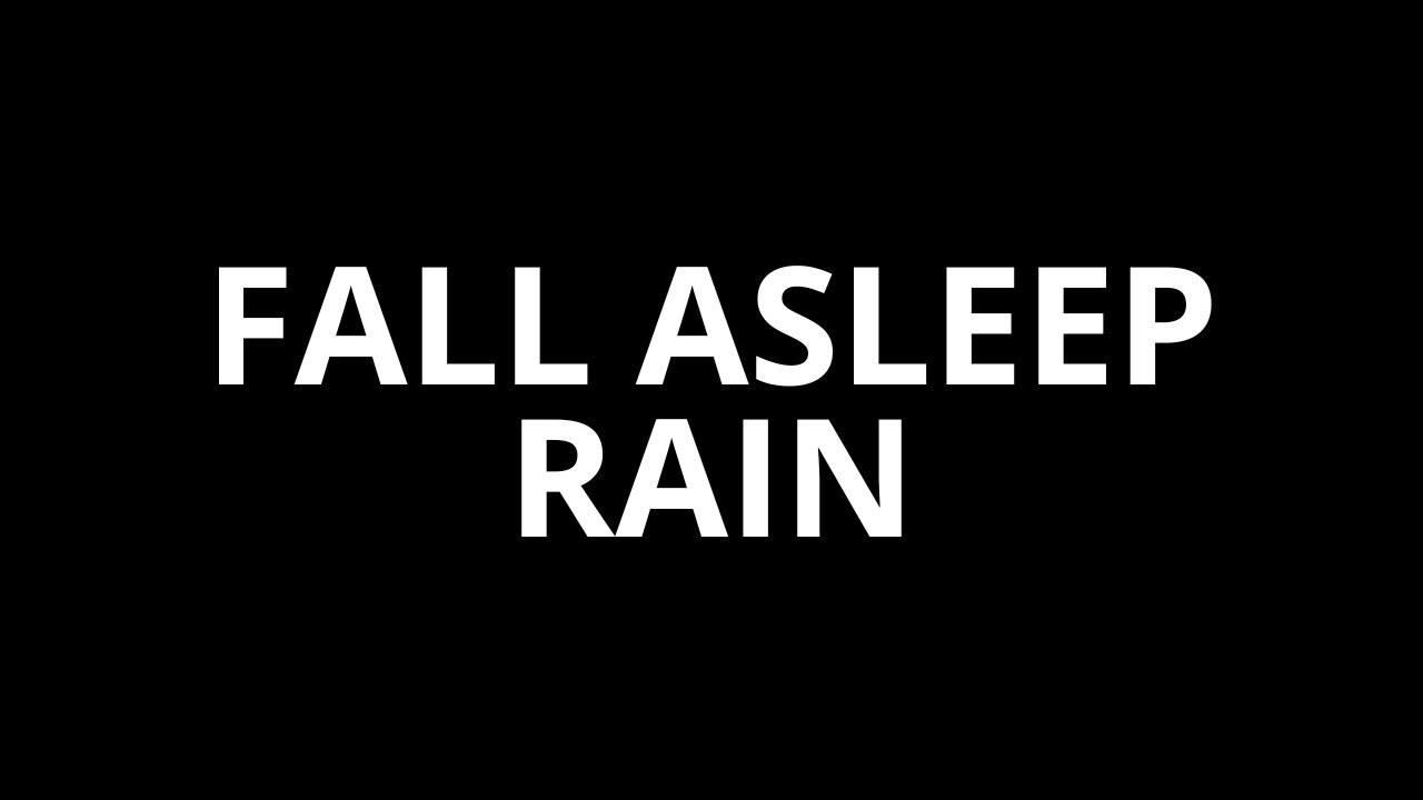Fall Asleep Fast 🌧️ Heavy Rain & Distant Thunder | Black Screen (No Ads)