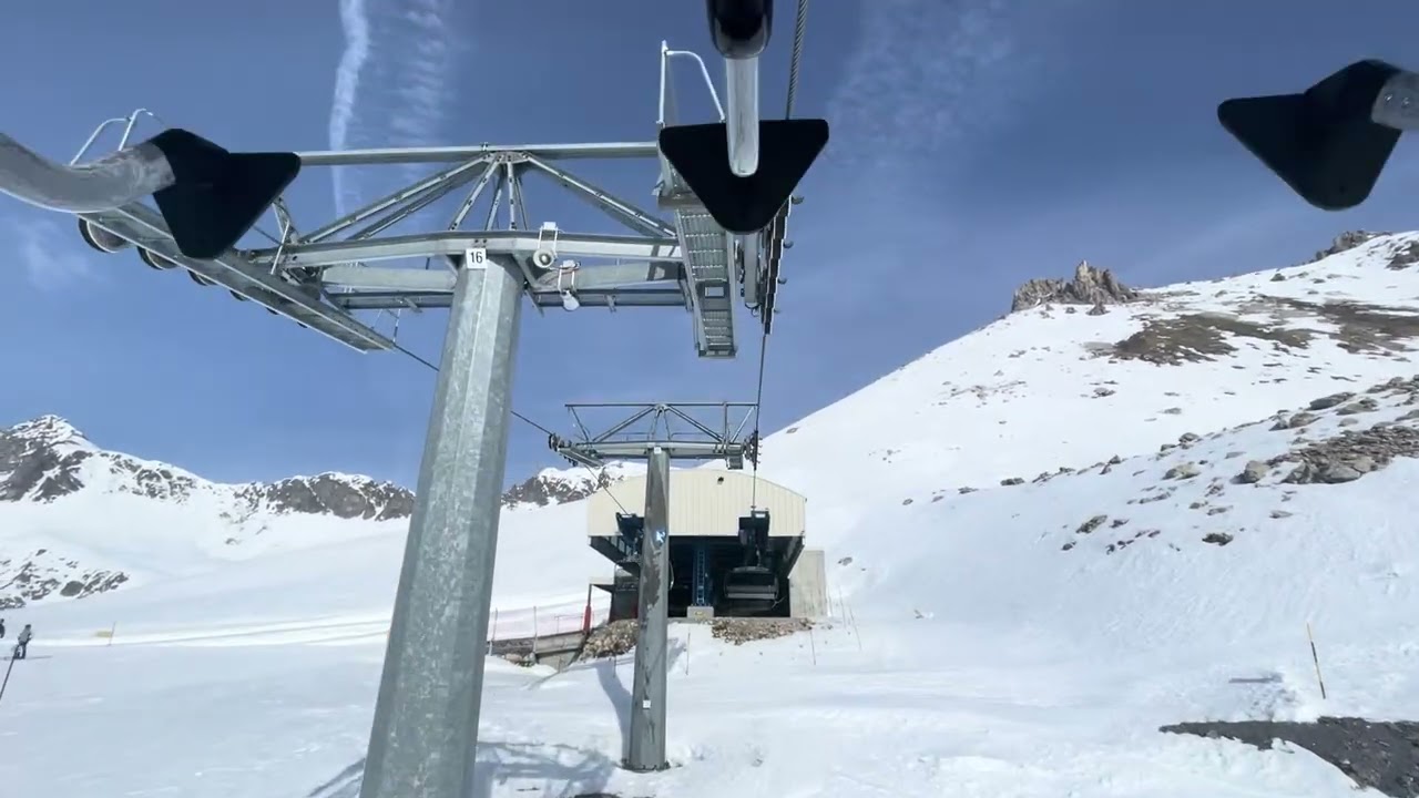Seilbahnen im Engadin.