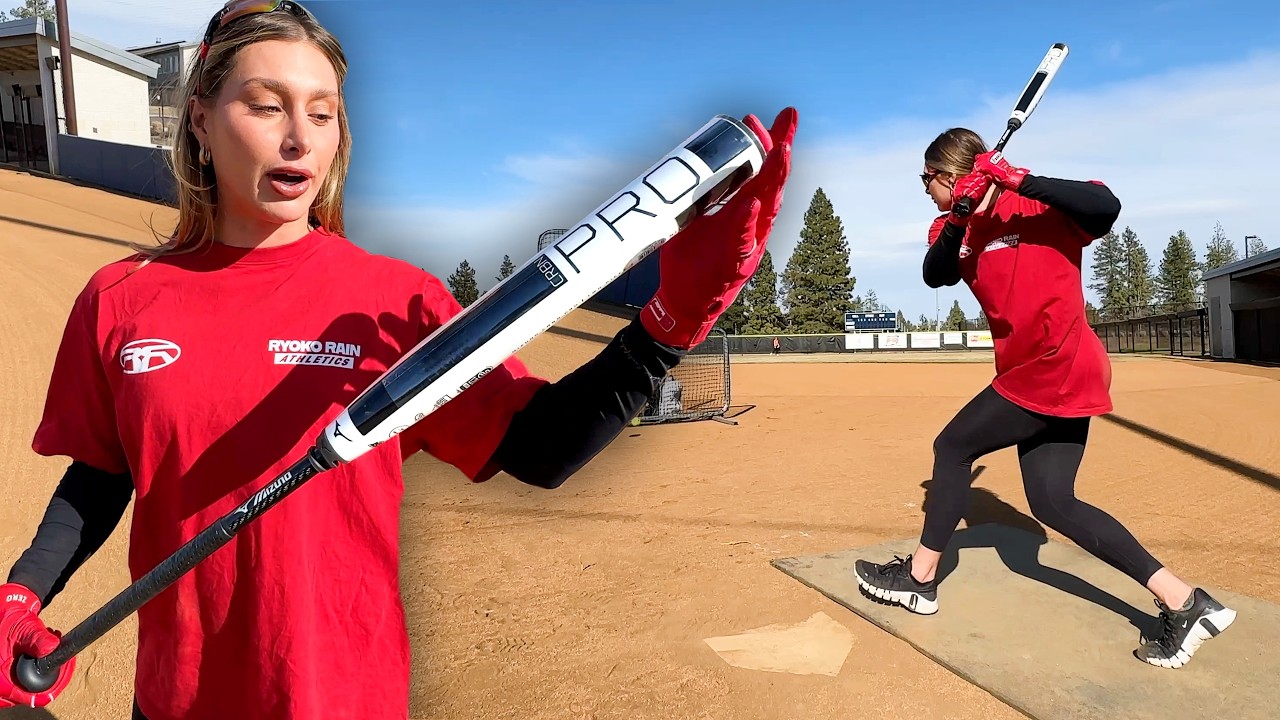 Hitting with the Mizuno CRBN PRO | Fastpitch Softball Bat Review (vs. Louisville Kryo)
