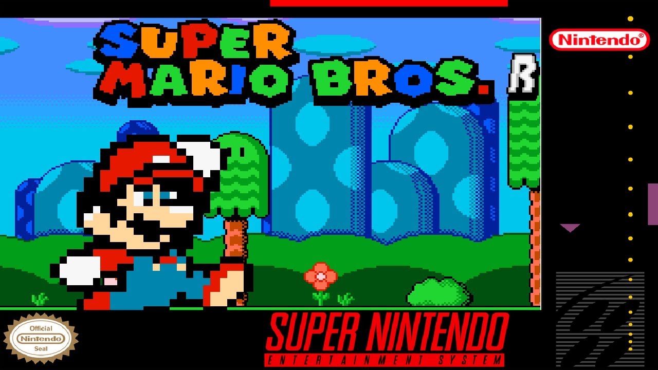 Super Mario Bros. R: 8-битная хак-версия (SNES) - Полное прохождение игры