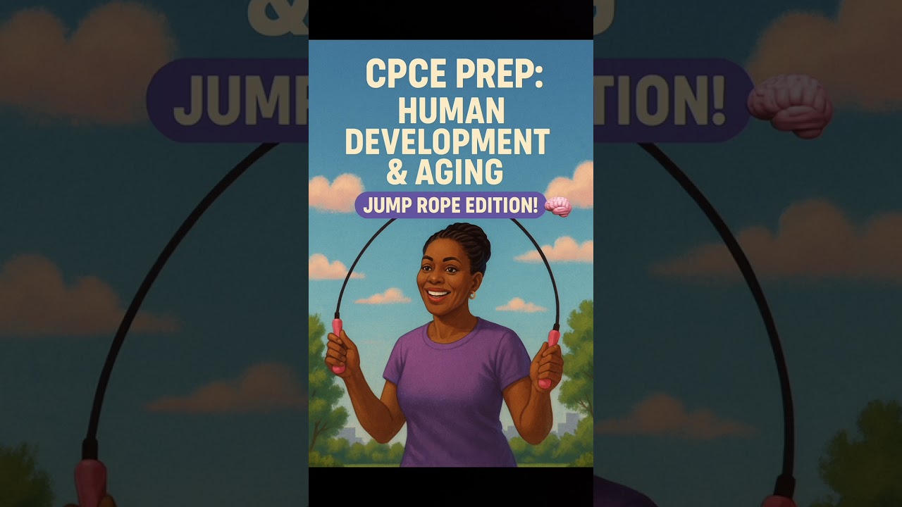 CPCE Prep: Human Development & Aging (Jump Rope Edition!) 🧠