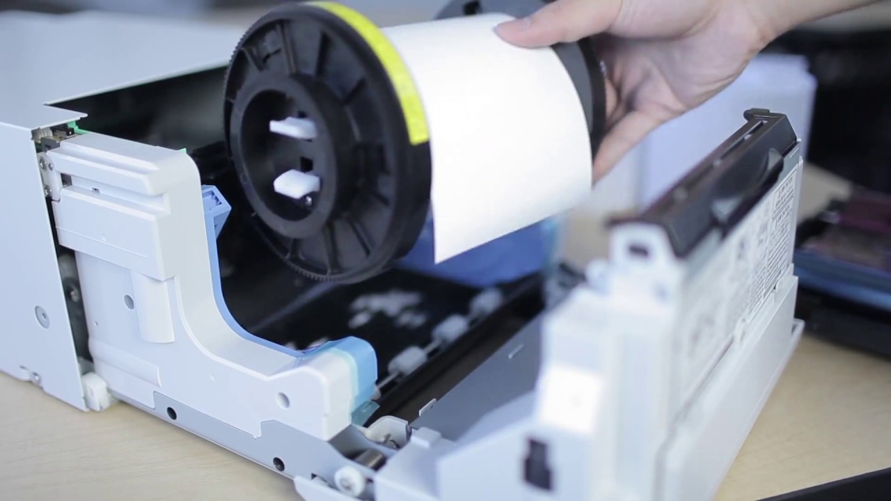 Mitsubishi How to Install Paper & Ribbon on Compact Series Printers