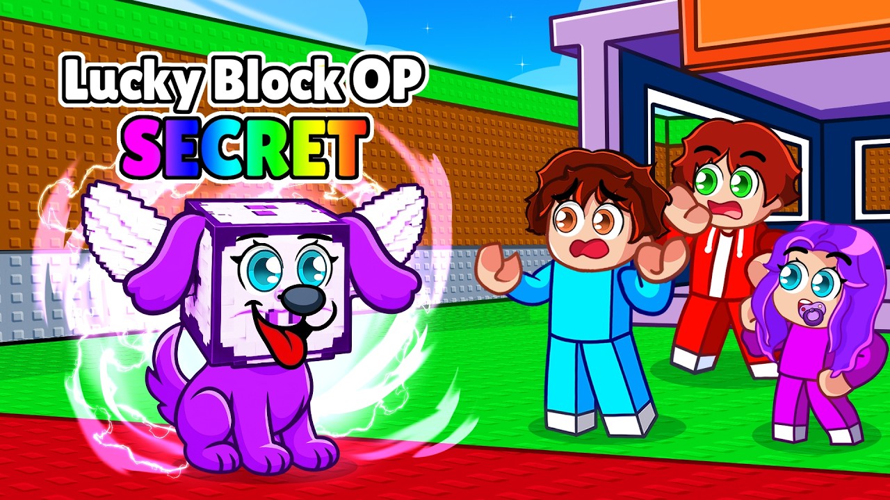 K&Ouml;PEK LUCKY BLOCK Olarak Arkadaşlarıma Şaka Yaptım!