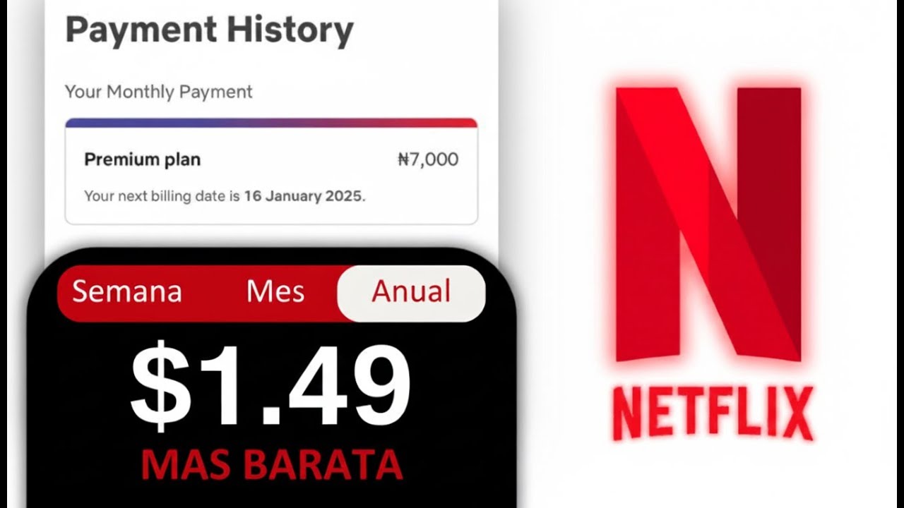 COMPRAR NETFLIX OFICIAL BARATO | FUNCIONA DICIEMBRE 2025🛠️✅ [ EL ORIGINAL M&Aacute;S BARATO ] OFICIAL